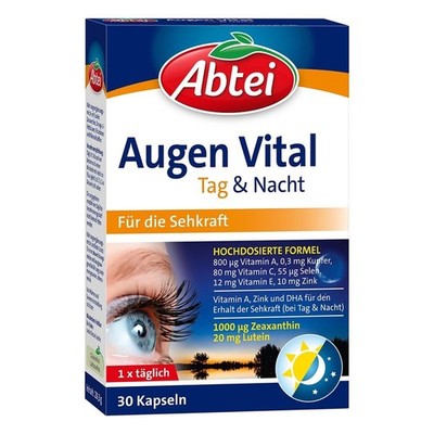 Abtei Augen Vital Tag & Nacht Kapseln, 30 St PZN 11027798
