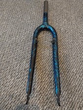 Retro SPINNER CR-MO Steel Rigid Forks-Nice Paint-26"-1 1/8"-Retro MTB