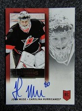 JOHN MUSE Rookie Ticket Autograph Card 2013-14 Panini Contenders. rookie card picture