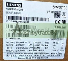 1pcs siemens 1FL6062-1AC61-2LB1 servo motor New