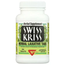 Swiss Kriss Herbal Laxative Tabs 250 Tabs