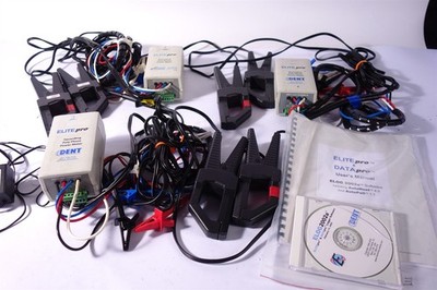 Lot of 3 Dent / Pacific Elite Pro recording poly phase meter + Software + ACC