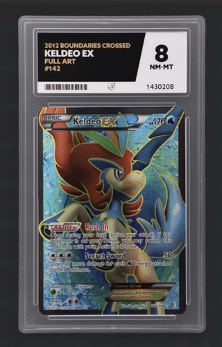 Keldeo-EX graded ACE 8 for sale on eBay