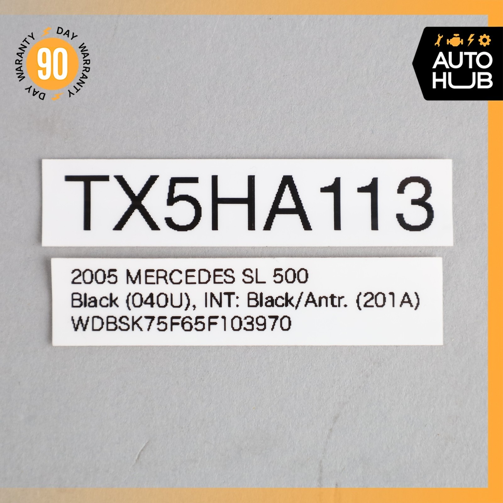 03-12 Mercedes R230 SL500 SL55 AMG Front Left SAM Fuse Box Control Module OEM