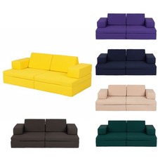Kids Outdoor Play Sofa | Soft Modular Garden Play Couch for Children’s