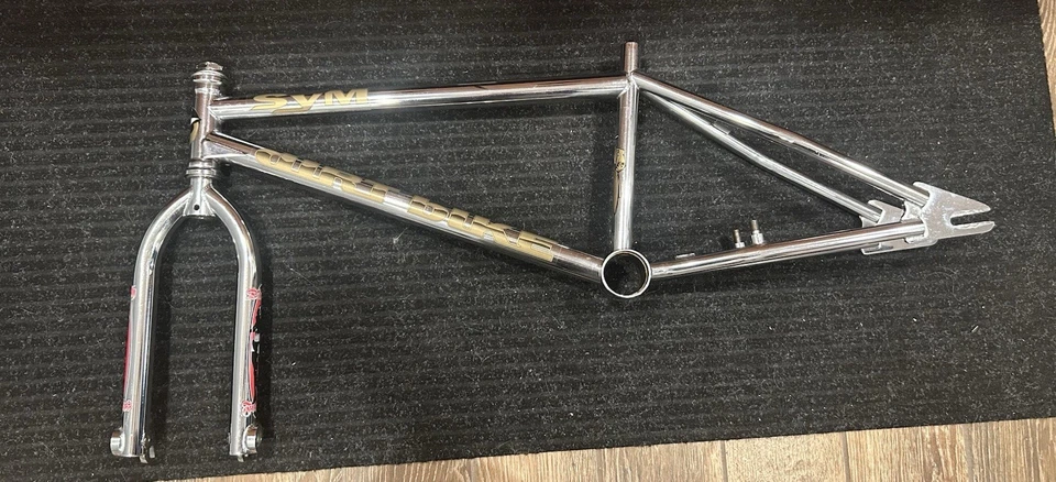 Редкие наклейки 1991-1992 Chrome S&M Dirtbike Frame And Ditchfork Lowrider - Изображение 4 из 4
