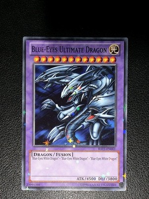Blue-Eyes Ultimate Dragon BATT-EN001 Starfoil Rare Yugioh Oldschool Holo Karte
