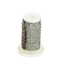 Teejet Poly Check Valve Tip Strainer w/ SS 24 Mesh Screen Opens @ 10 PSI