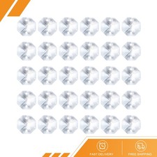 30 x K9 Crystal Octagon Beads 2 Holes 14mm Chandelier Prisms Clear