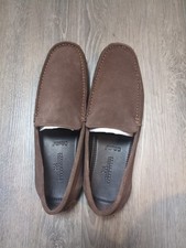 Anthony Veer Cleveland Loafers Shoes Men's Size 8.5 M Honey Brown Sueded Leather