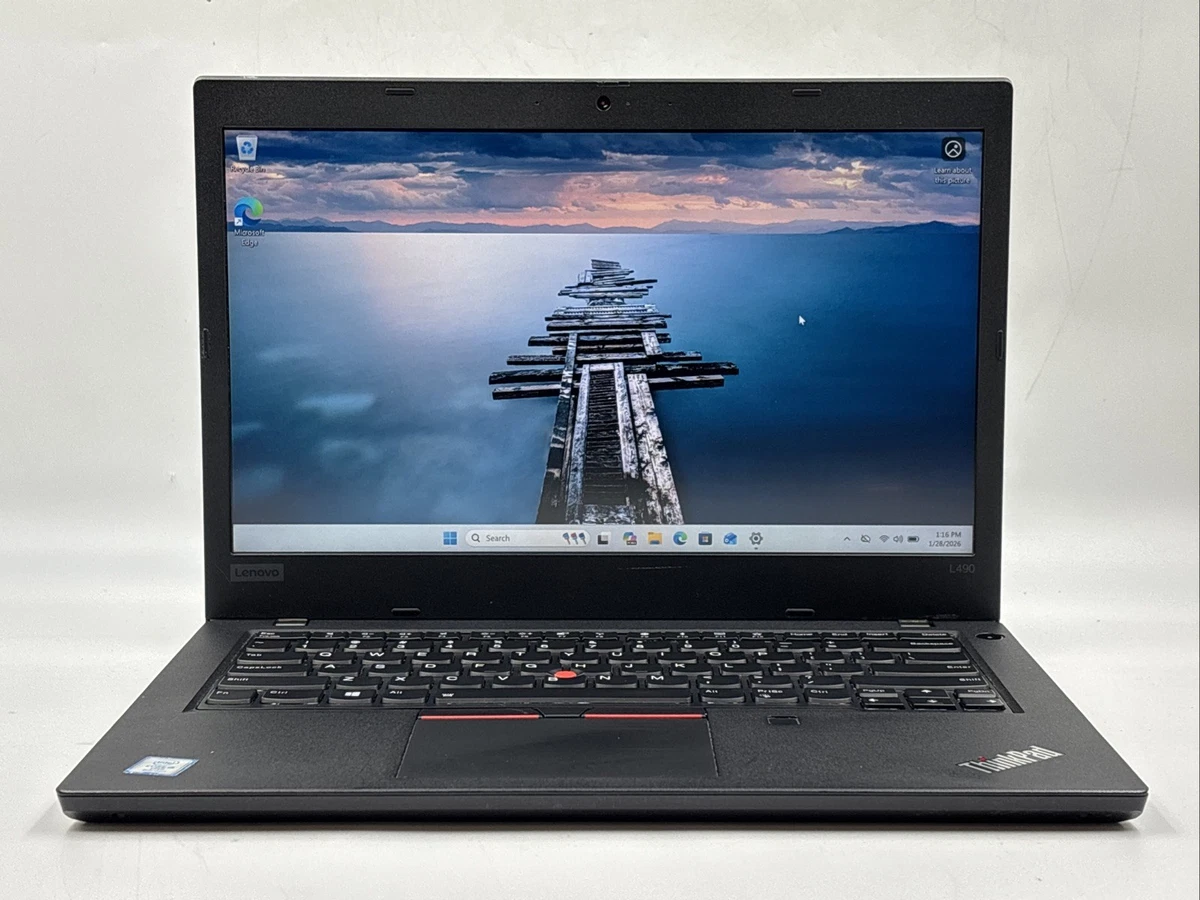 Lenovo Intel Core i5 8th Gen. PC Laptops & Netbooks 256 GB SSD