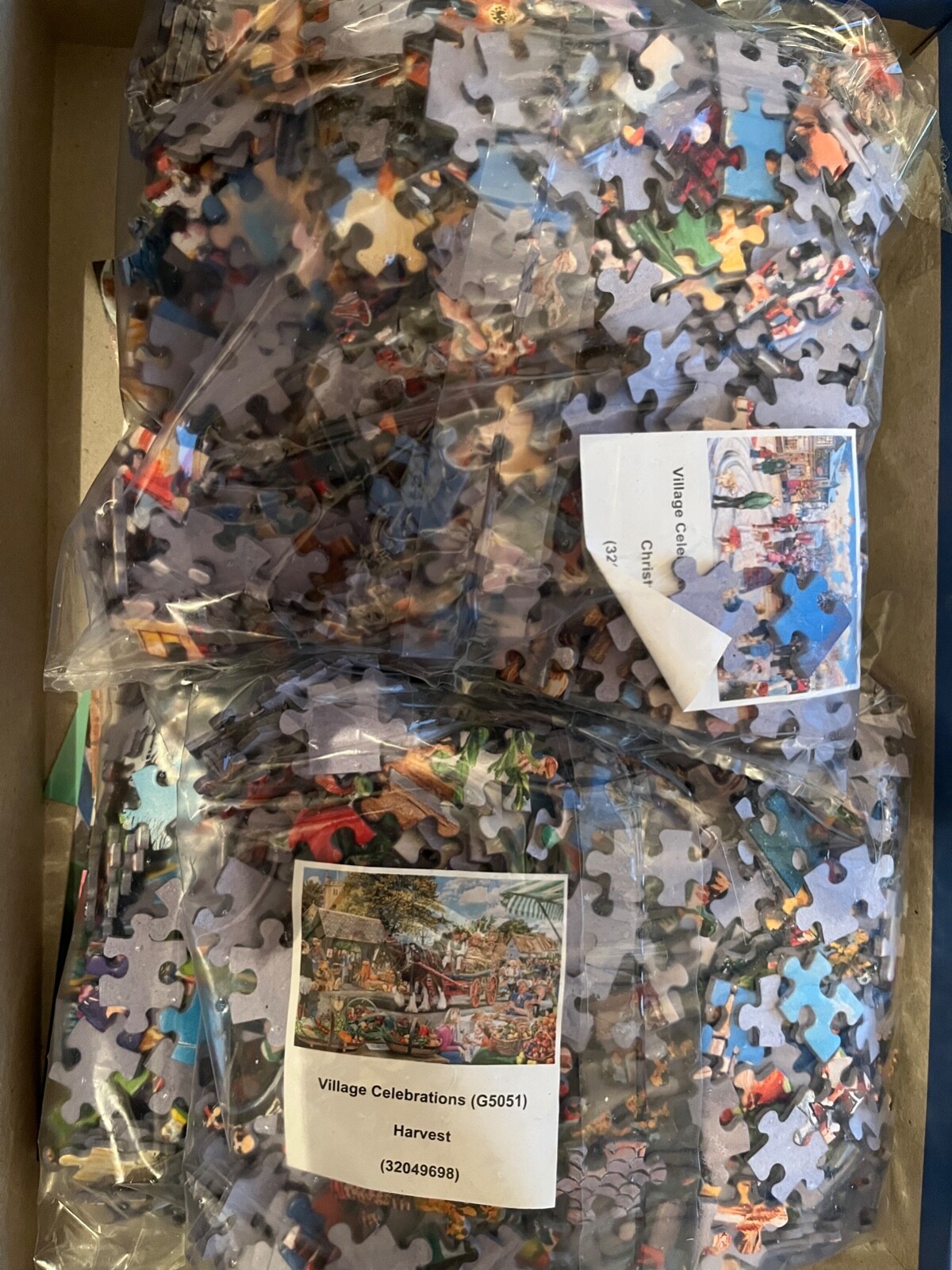 Gibsons 4x500 piece jigsaws Village Celebrations Trevor Mitchell eBay