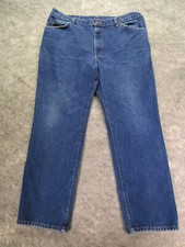vintage Riders Jeans Mens 42x32 Blue Straight Classic denim USA Made VTG