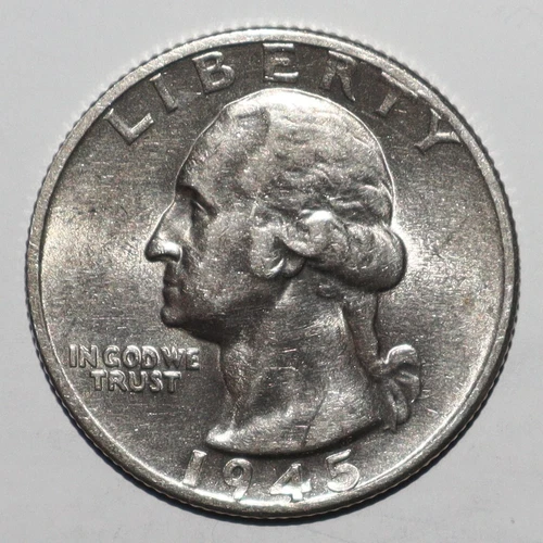 1945 S Washington Quarter AU/UNC (K164)