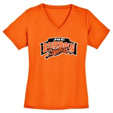 Joe Burrow Old School Logo Jersey LADIES V-Neck Shirt T-Shirt