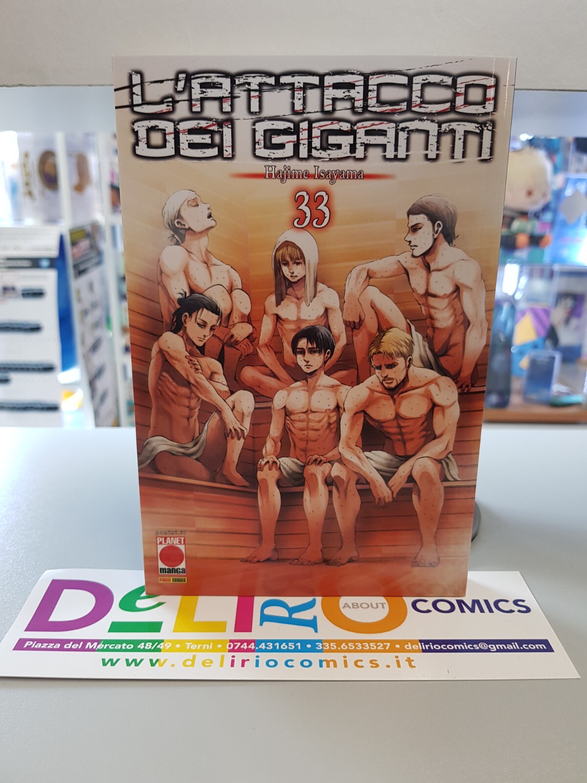 L’ATTACCO DEI GIGANTI N.33 VARIANT COVER Ed. PLANET MANGA SCONTO 5%
