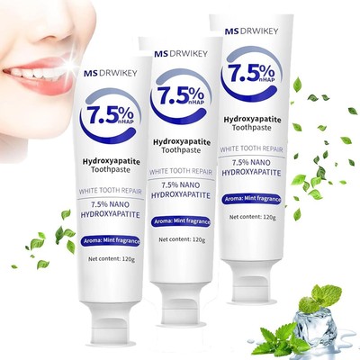 MSDRWIKEY Hydroxyapatite Toothpaste, 4.23oz MS DRWIKEY Hydroxyapatite