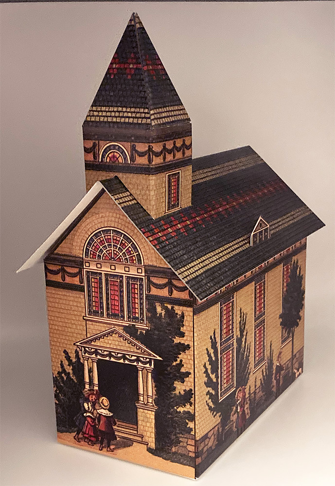Church Shaped Gift Box, Candy, Nuts, Cookies & More - 1800 G