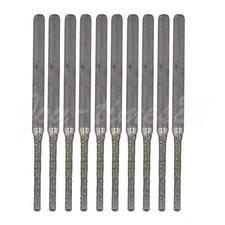 10Pieces Silver 1.5mm Tip Jade Lapidary Gems Diamond Drill Bits Hole