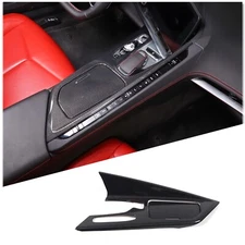 For Corvette C8 20-24 Dry Carbon Car Center Console Panel Trim Decorative Cover