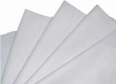 50 X BLATT WEISSES SÄUREFREIES SEIDENPAPIER 500 x 750 mm / HOCHWERTIG