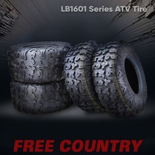 Set of 4 Premium FREE COUNTRY ATV/UTV 26x9-12 & 26x11-12 8PR W/Scuff Guard Tires