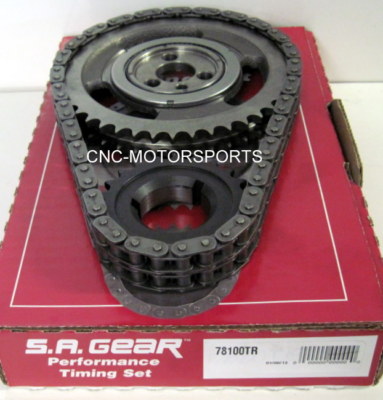 Engine Timing Set S.A. GEAR 78100TR SB Chevy Double Roller w/Thrust Bearing