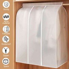 Hanging Garment Storage Bag Suit Cover Dust-proof Dress Clothes Coat For Home