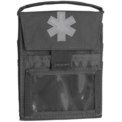 Helikon Pocket Med Insert Patrol Airsoft ID Purse Travel Outdoor Bag Shadow Grey