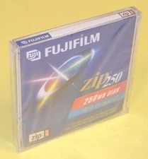 FujiFilm 250MB Zip Disk, IBM Formatted, Gray *New*