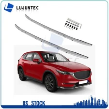 Silver Roof Rack For Mazda CX-5 CX5 2017-2019 Rail Aluminum crossbars Cargo 2pcs