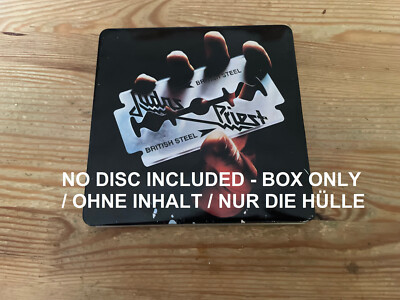 CD Metal Judas Priest - British Steel BOX ONLY ! (11 Song) SONY MUSIC / COLUMBIA