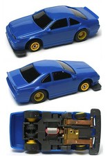 1992 TYCO TCR Wide Pan BASIC BLUE FORD THUNDERBIRD Slot Car Unused Rare T-BIRD