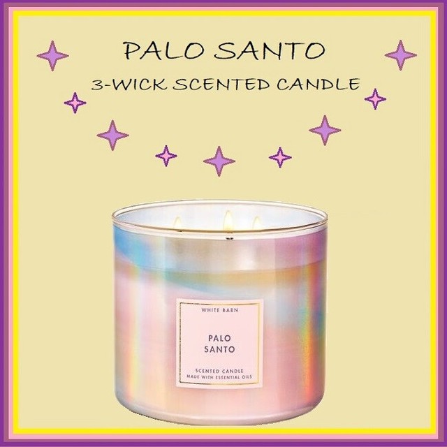 Bath & Body Works PALO SANTO 3Wick Scented Candle White Barn Today