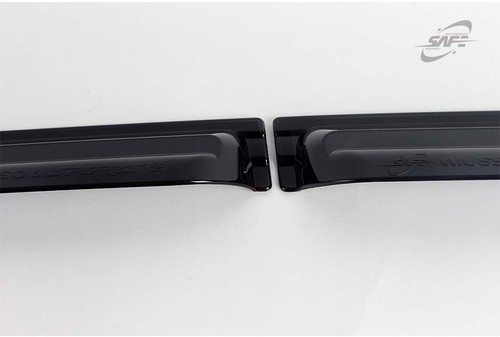 SAFE Smoke Tinted Weather shields 4p for 08/1998 - 08/2006 Ssangyong Musso SUV - Picture 5 of 7