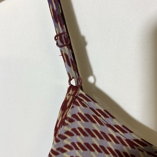 Cabi Size medium cami Tank blouse adjustable straps houndstooth multicolor - Picture 6 of 6