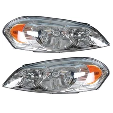 Silscvtt Pair Headlights For 2006-2013 Chevrolet Impala/2006-2007 Monte Carlo
