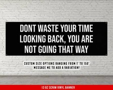 Motivational Fitness Quote Banner - Home Gym Wall Art