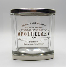 BELLA LUX GLASS VANITY BATHROOM TOOTHBRUSH HOLDER NEW