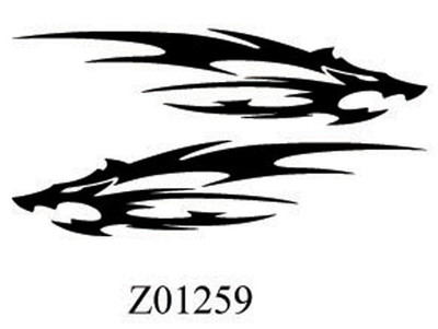 Automotive Automotive Tools Supplies Sticker Autocollant Dog Wolf Tribal Loup Chien Stickers Vynil Tuning Parebrise