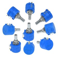 5PC 10K Ohm 3590S-2-103L Rotary Wirewound Precision Potentiometer Pot 10 Turns