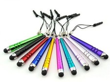  PACK MINI BAT STYLUS 3.5mm jack dust plug FOR iphone 6 4s 5 ipod touch nano 7