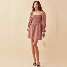 Reformation Dunes Praline Mini Dress  Size 2