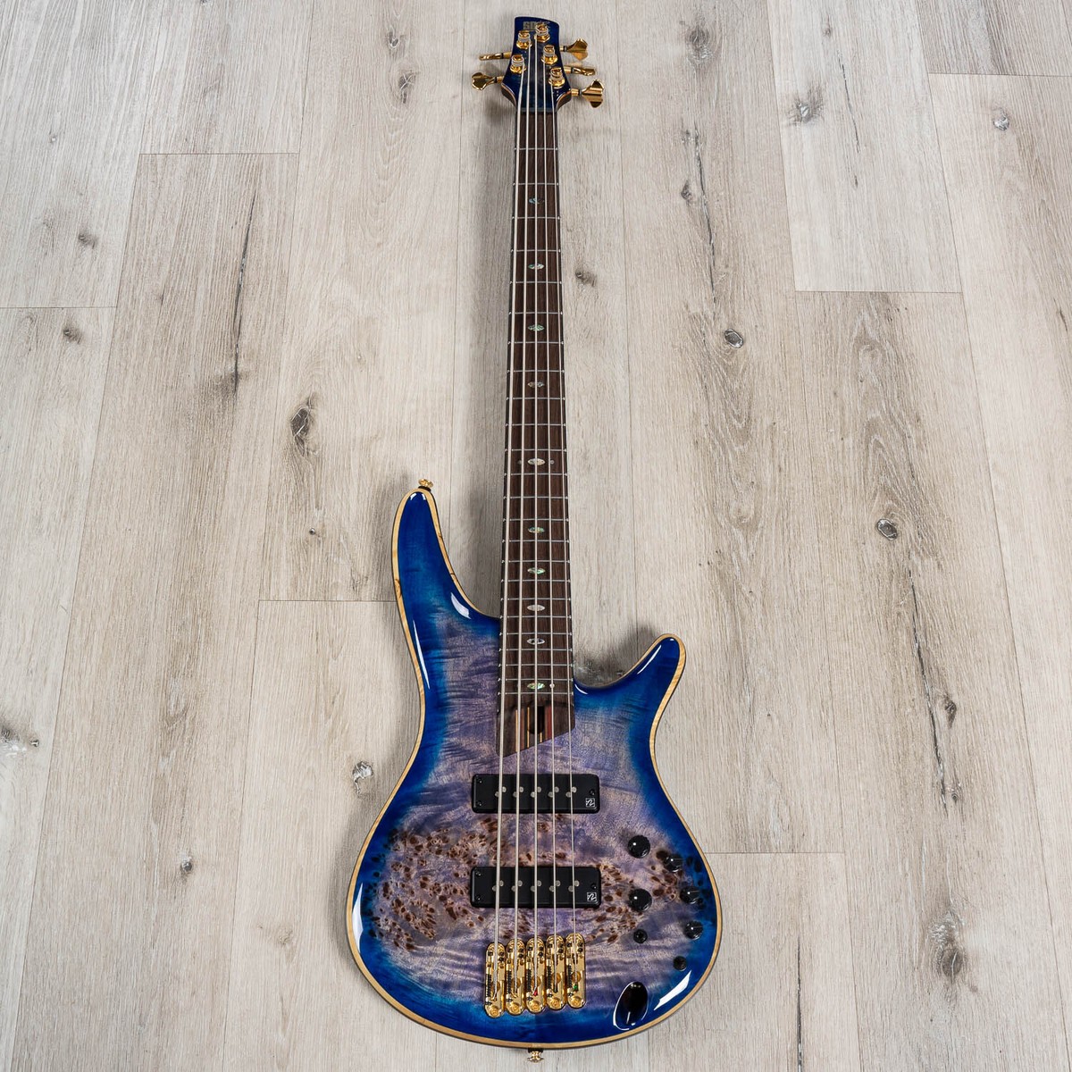 ibanez SR2605 CCB 中古 Ibanez SR2605 Premium 5-String Active Bass, Cerulean Blue Burst