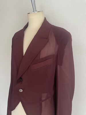 Vintage Comme Des Garcons 90s 1995 Long tail Jacket Tailcoat