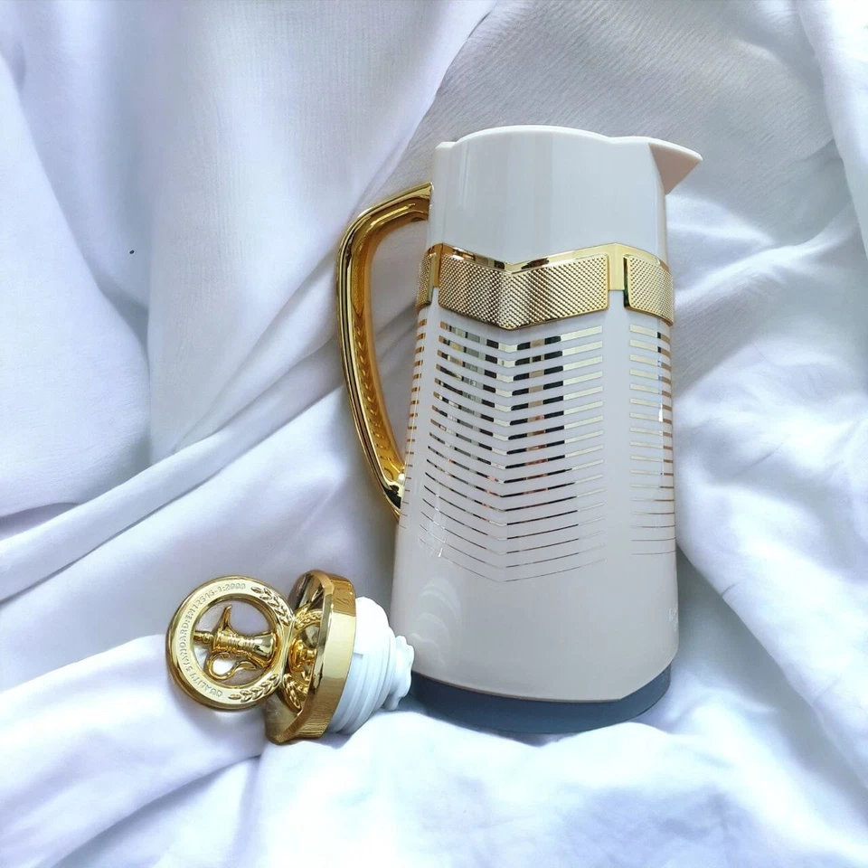 Cafetera árabe Dallah frasco de té al vacío Dallah diseño elegante árabe 70543 Foto 2 de 4