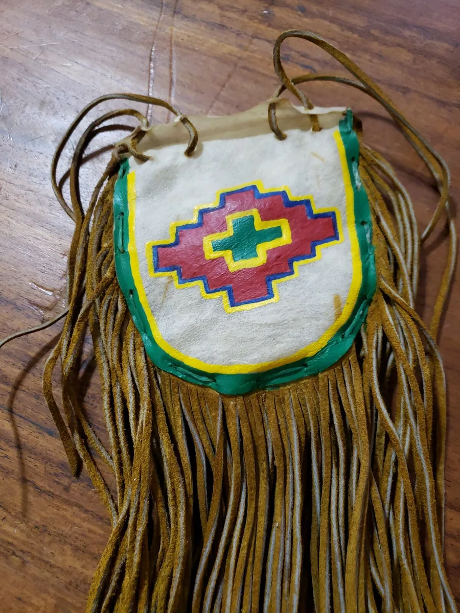Beaded clearance medicine bag