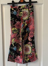 River Island Girls Loud Floral Trousers Age 7 Elasticated Waistband