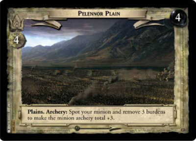 LOTR TCG ROTK Return O King PELENNOR PLAIN 7U343 Foil M/GEM MINT Tip Top Shelf