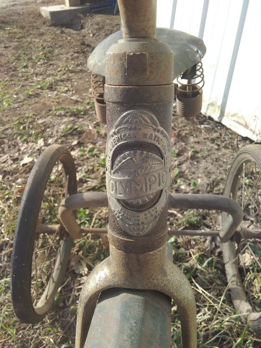 Rare Antique Tricycle American National CO Authentic Original